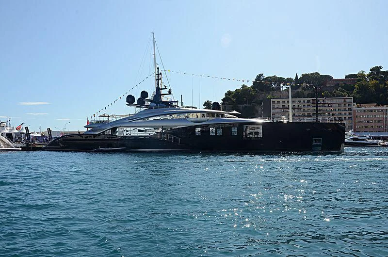 a boat on the water aboard OKTO Yacht for Charter