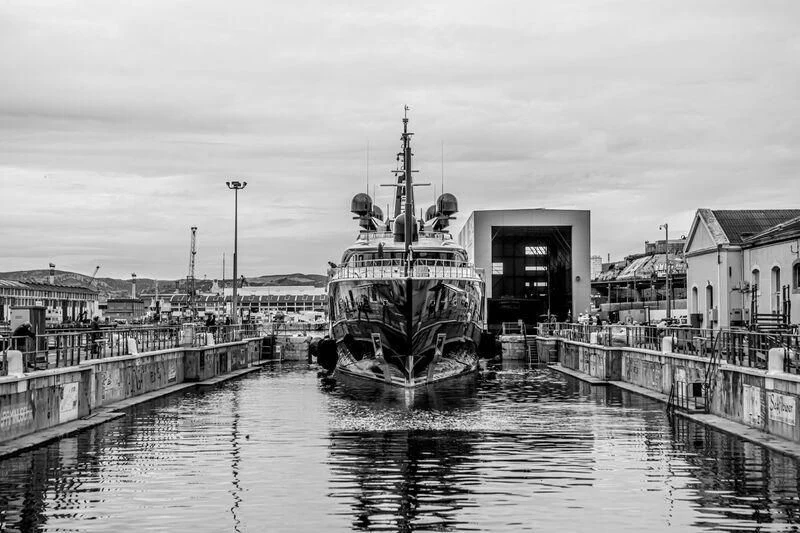 a boat in the water aboard OKTO Yacht for Charter