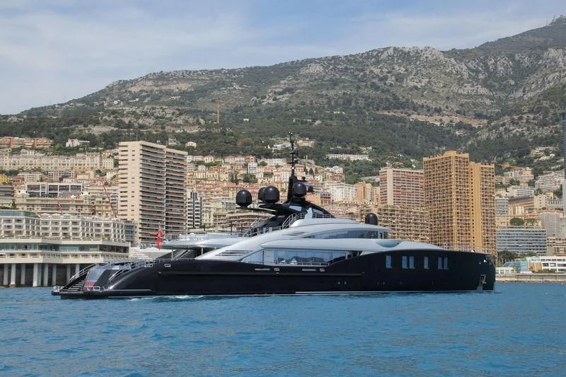 a boat on the water aboard OKTO Yacht for Charter