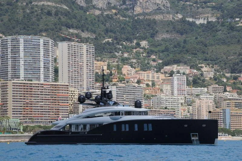 a boat on the water aboard OKTO Yacht for Charter