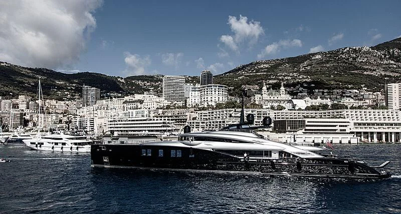 a boat on the water aboard OKTO Yacht for Charter