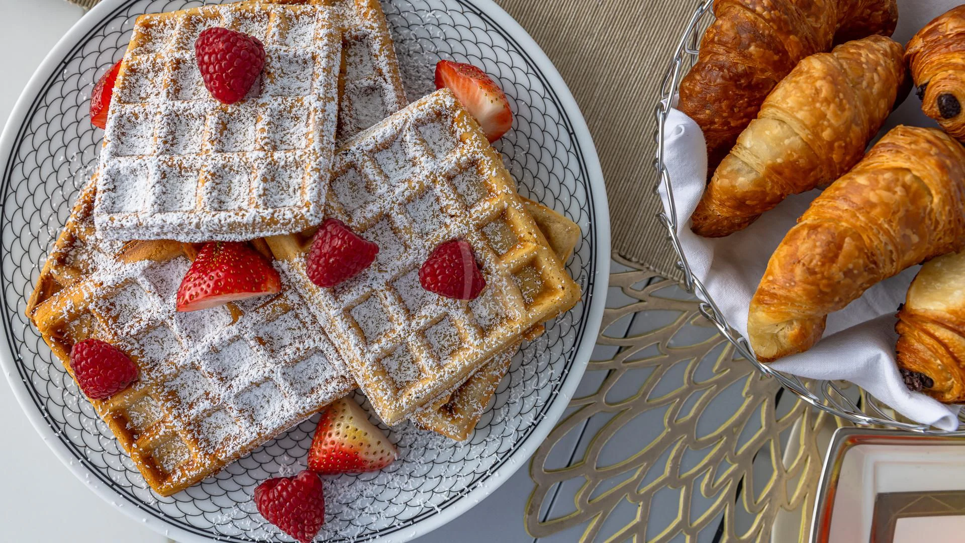a plate of food aboard OKTO Yacht for Charter