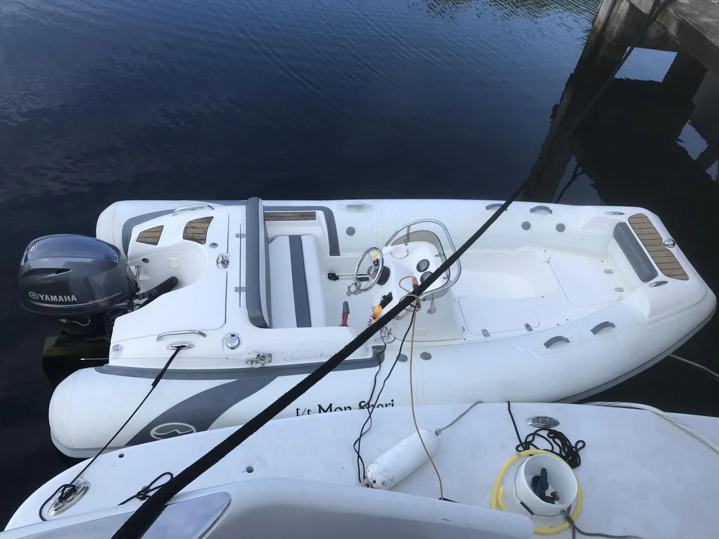 a space ship in the ocean aboard MON SHERI Yacht for Sale