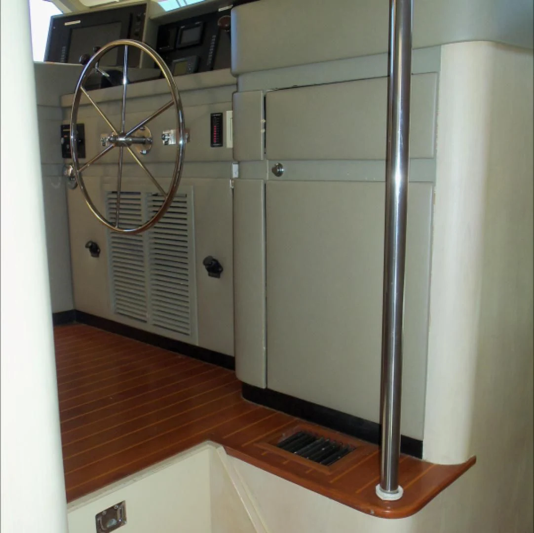a machine with a metal frame aboard MON SHERI Yacht for Sale