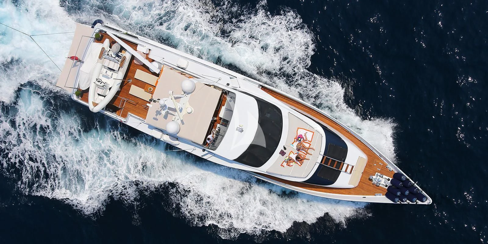 a space shuttle blasting off aboard HEARTBEAT OF LIFE Yacht for Sale