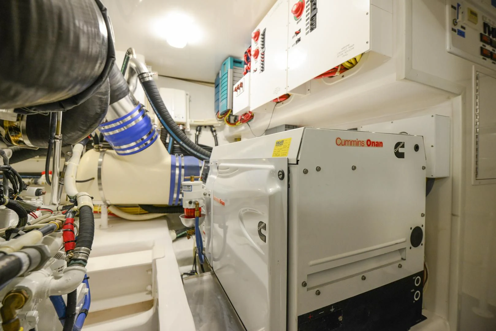 close-up of a machine aboard CRAZY J Yacht for Sale