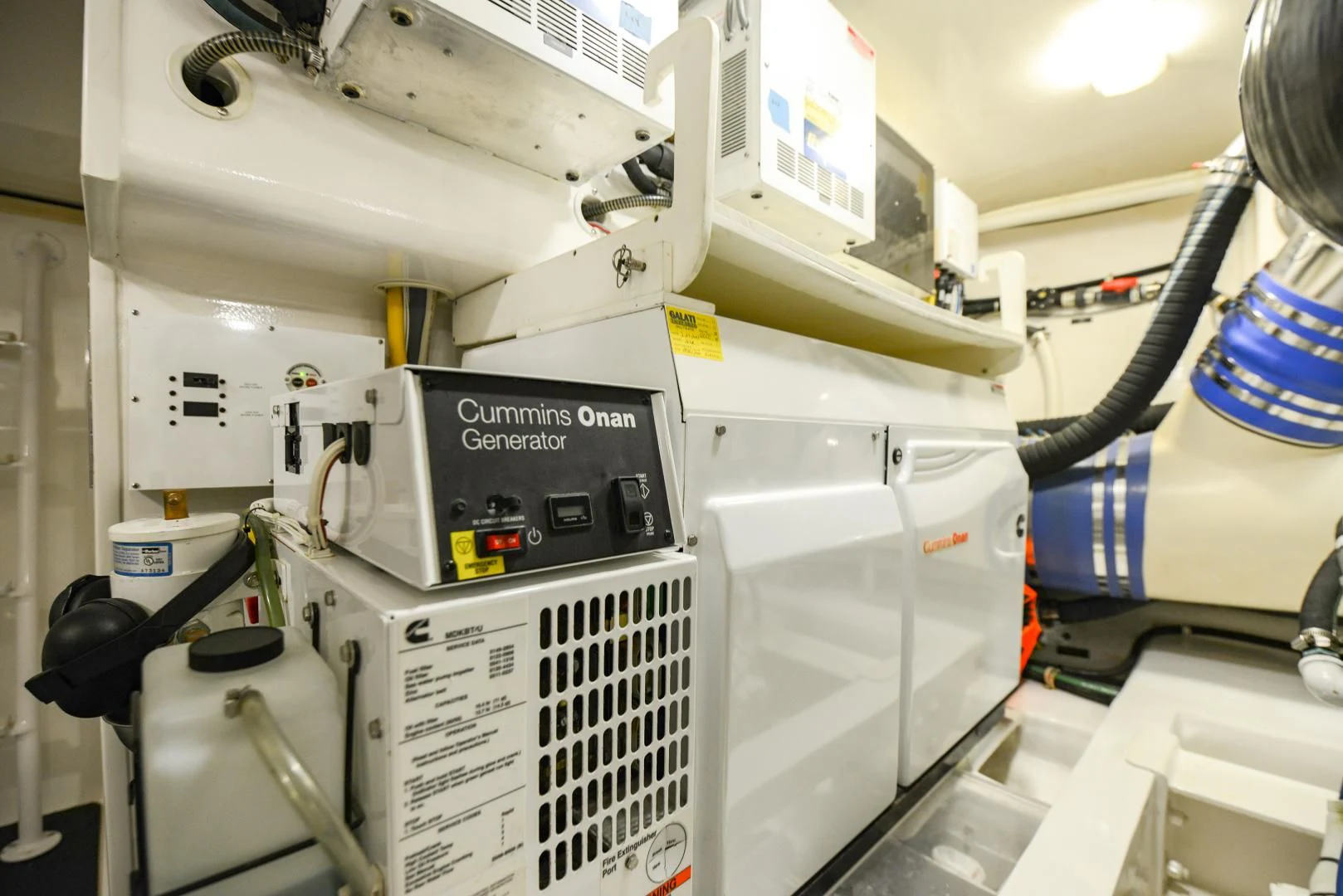 a close-up of a machine aboard CRAZY J Yacht for Sale