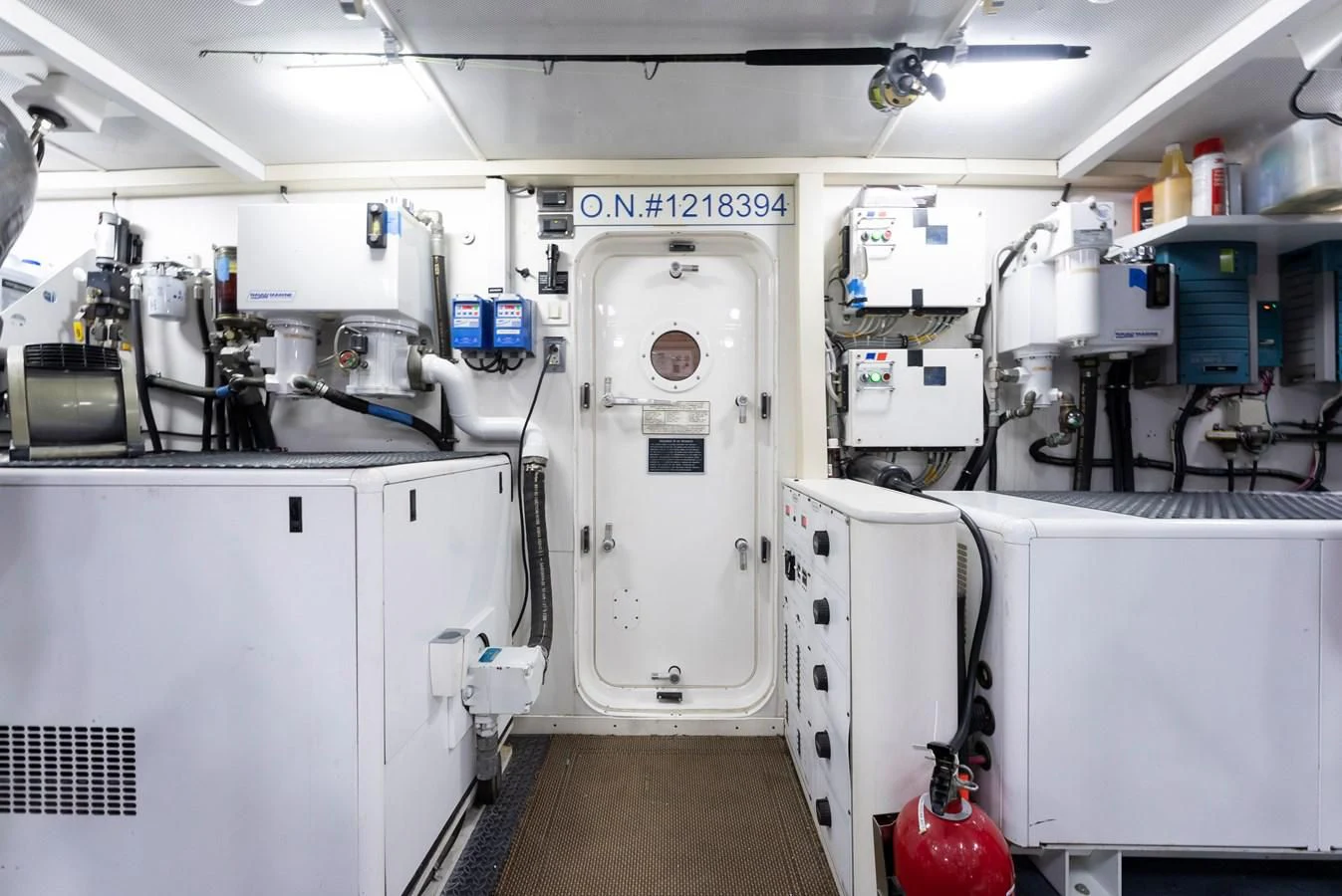 a room with several machines aboard FINAL FINAL Yacht for Sale