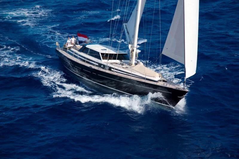 a boat on the water aboard ICARUS Yacht for Sale