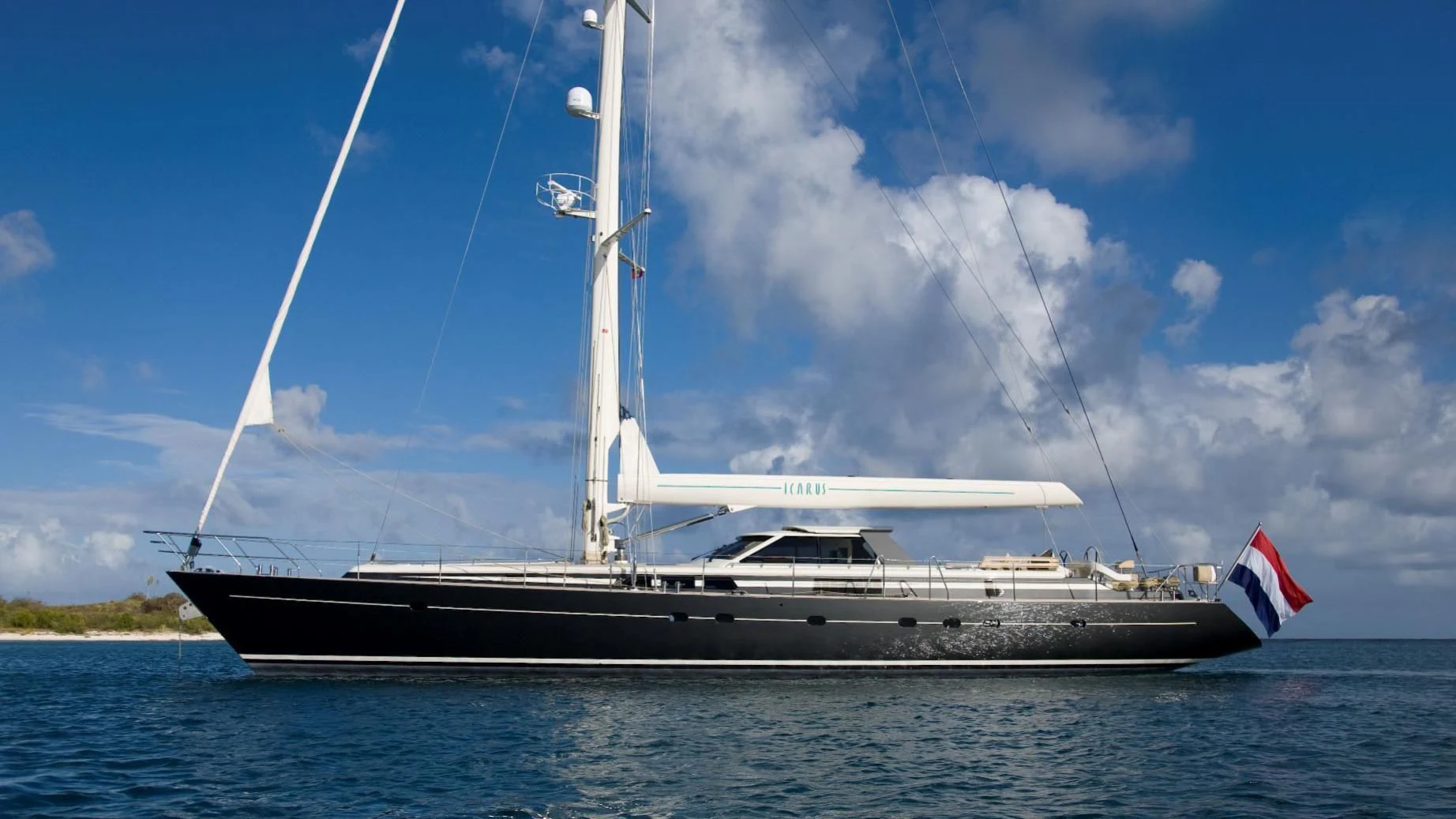 a boat on the water aboard ICARUS Yacht for Sale