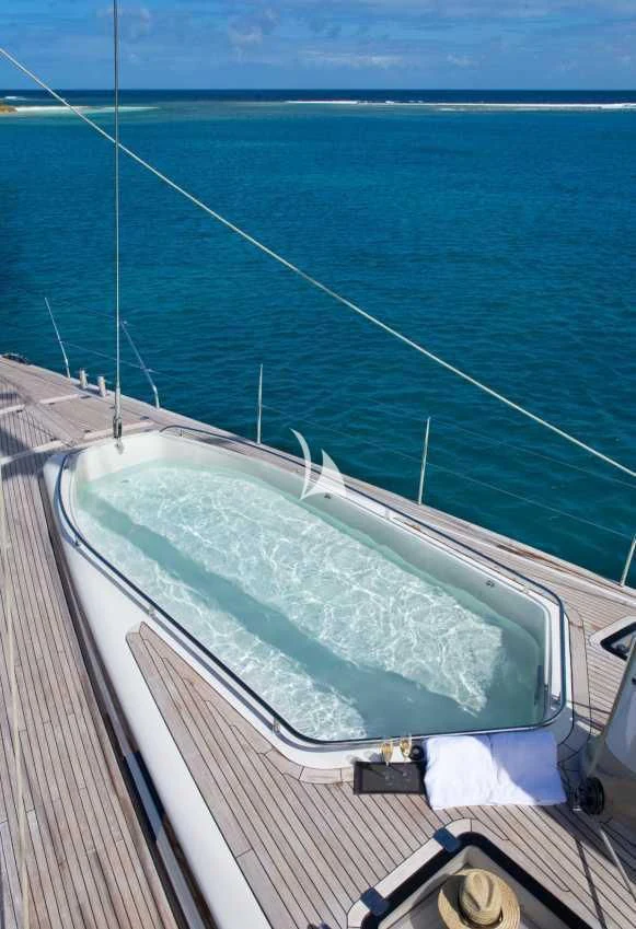 a boat on the water aboard ICARUS Yacht for Sale