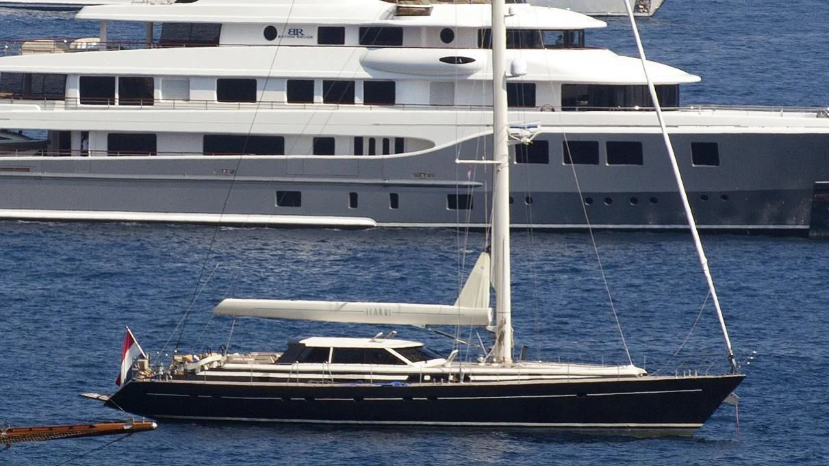 a boat on the water aboard ICARUS Yacht for Sale