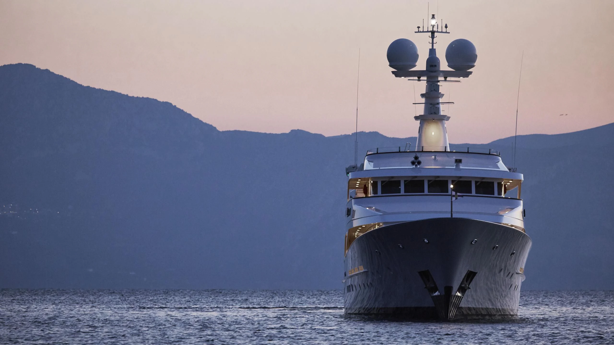 a boat in the water aboard ANCALLIA Yacht for Sale