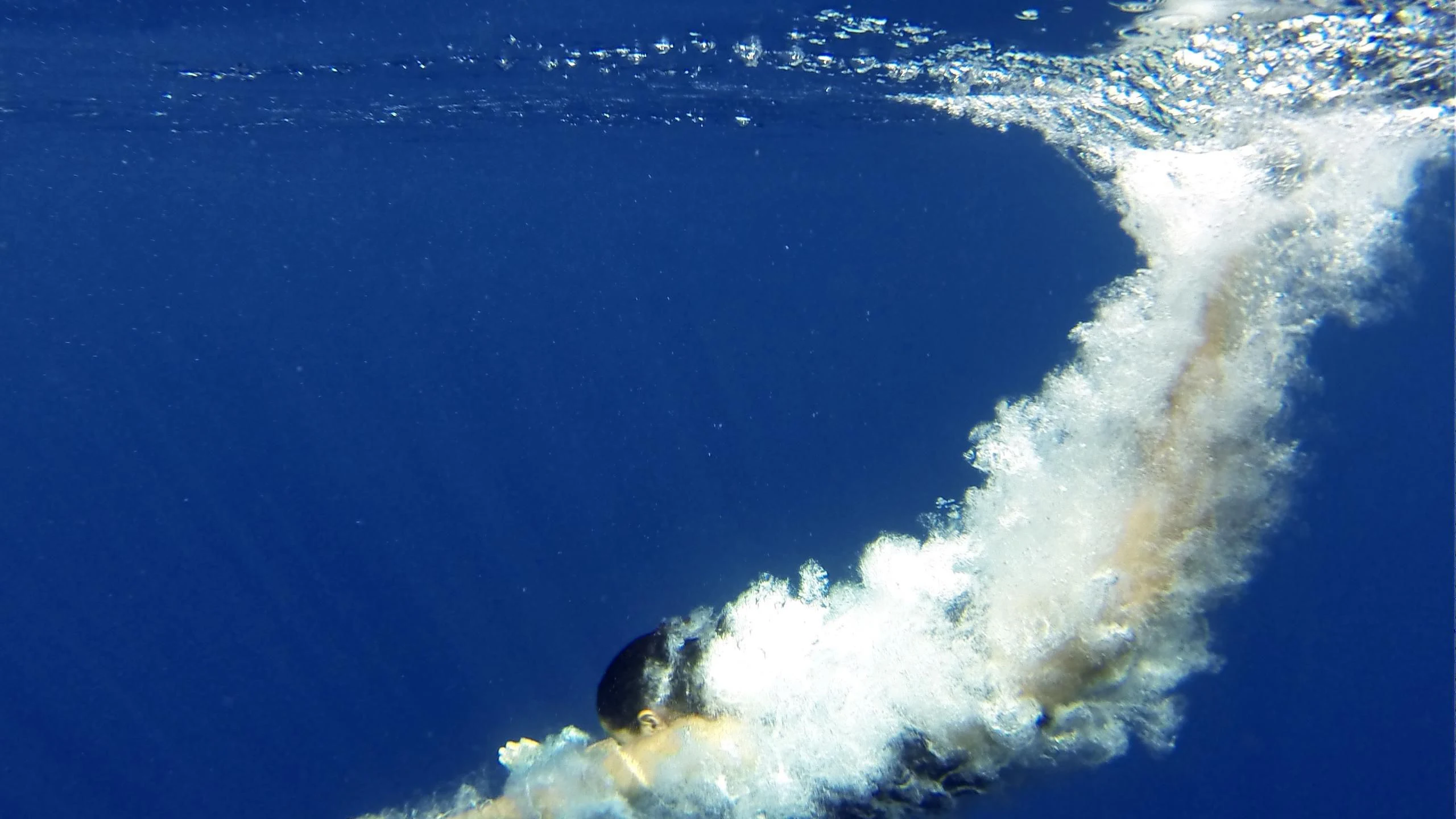 a wave crashing into the shore aboard ANCALLIA Yacht for Sale