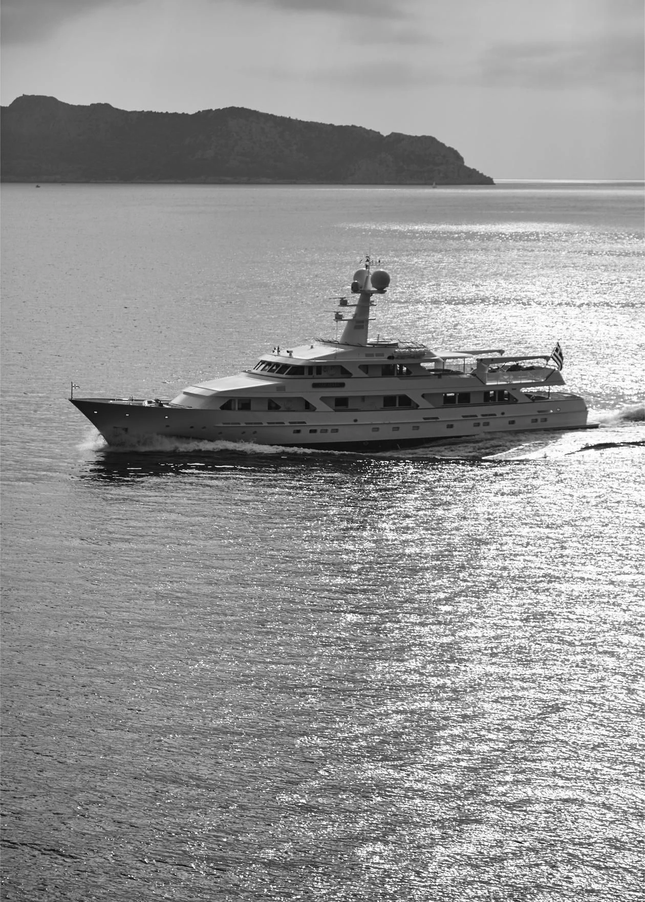 a boat on the water aboard ANCALLIA Yacht for Sale