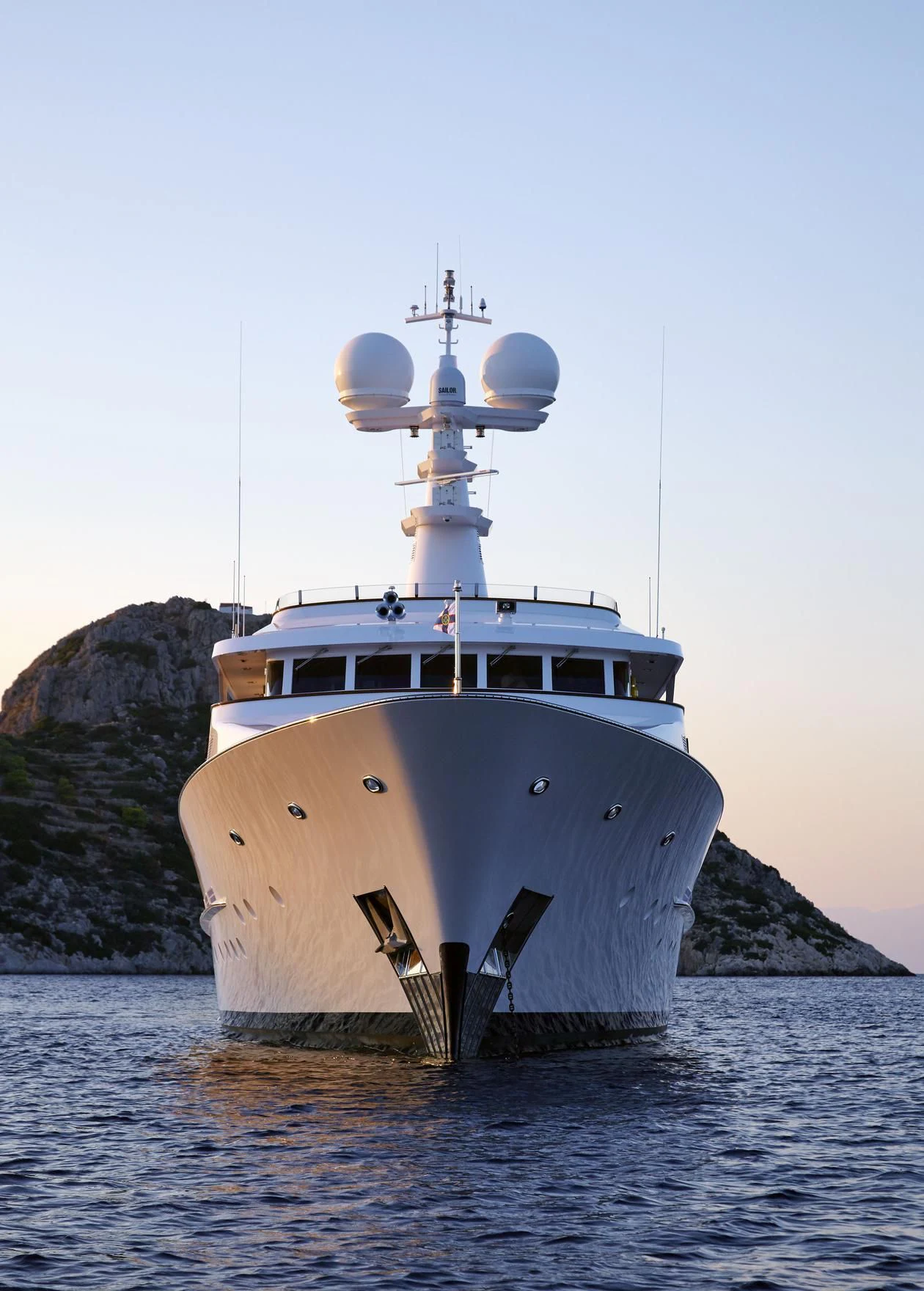 a boat in the water aboard ANCALLIA Yacht for Sale
