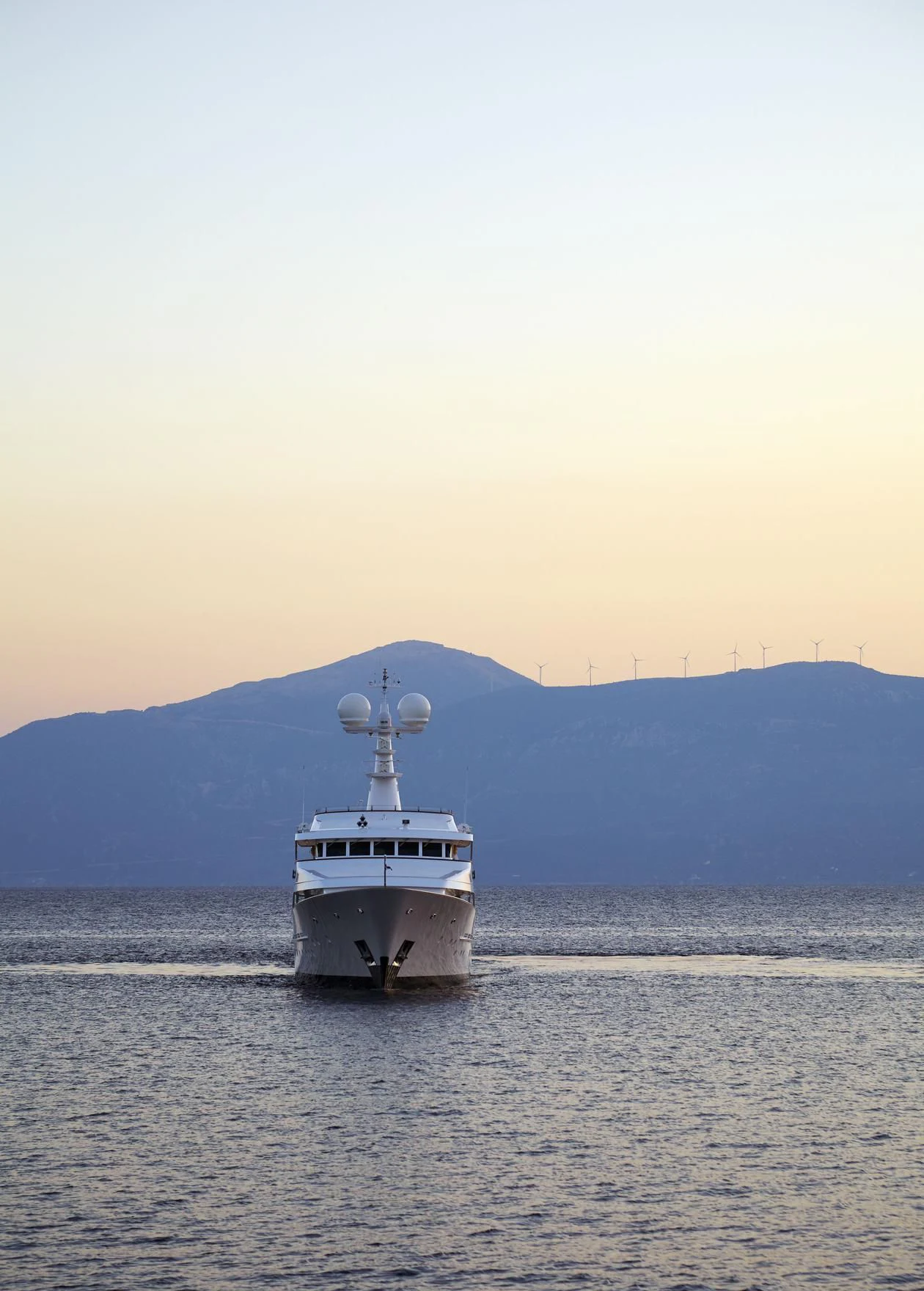 a boat in the water aboard ANCALLIA Yacht for Sale