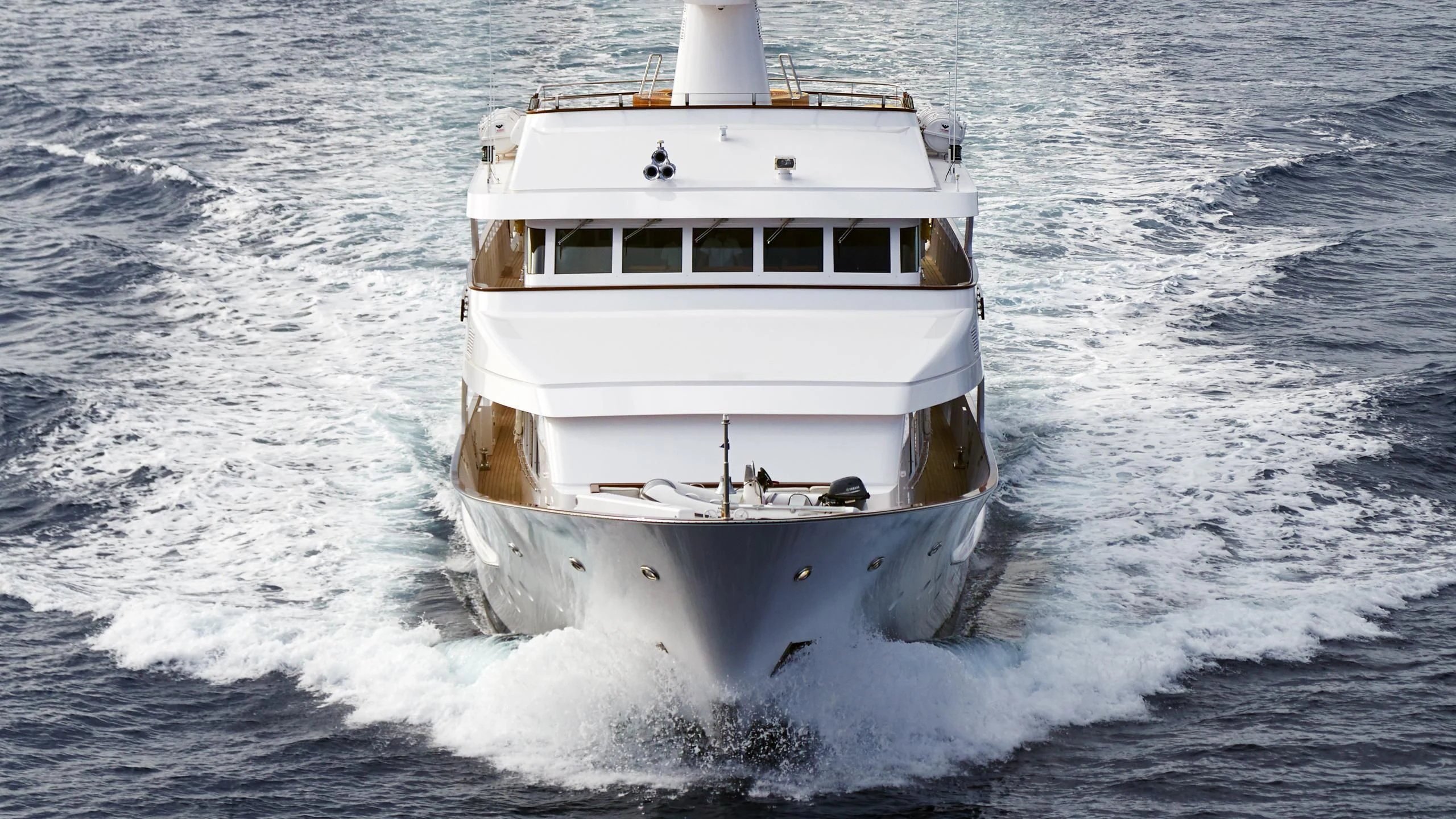 a boat on the water aboard ANCALLIA Yacht for Sale