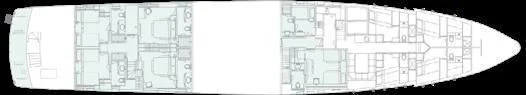 diagram aboard ANCALLIA Yacht for Sale