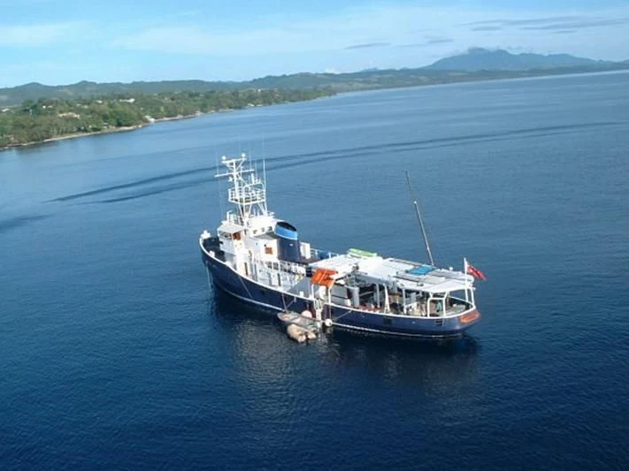 a couple of boats on the water aboard FLAMINGO BAY Yacht for Sale