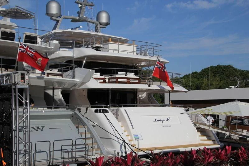 a boat on the water aboard LADY MRD Yacht for Charter