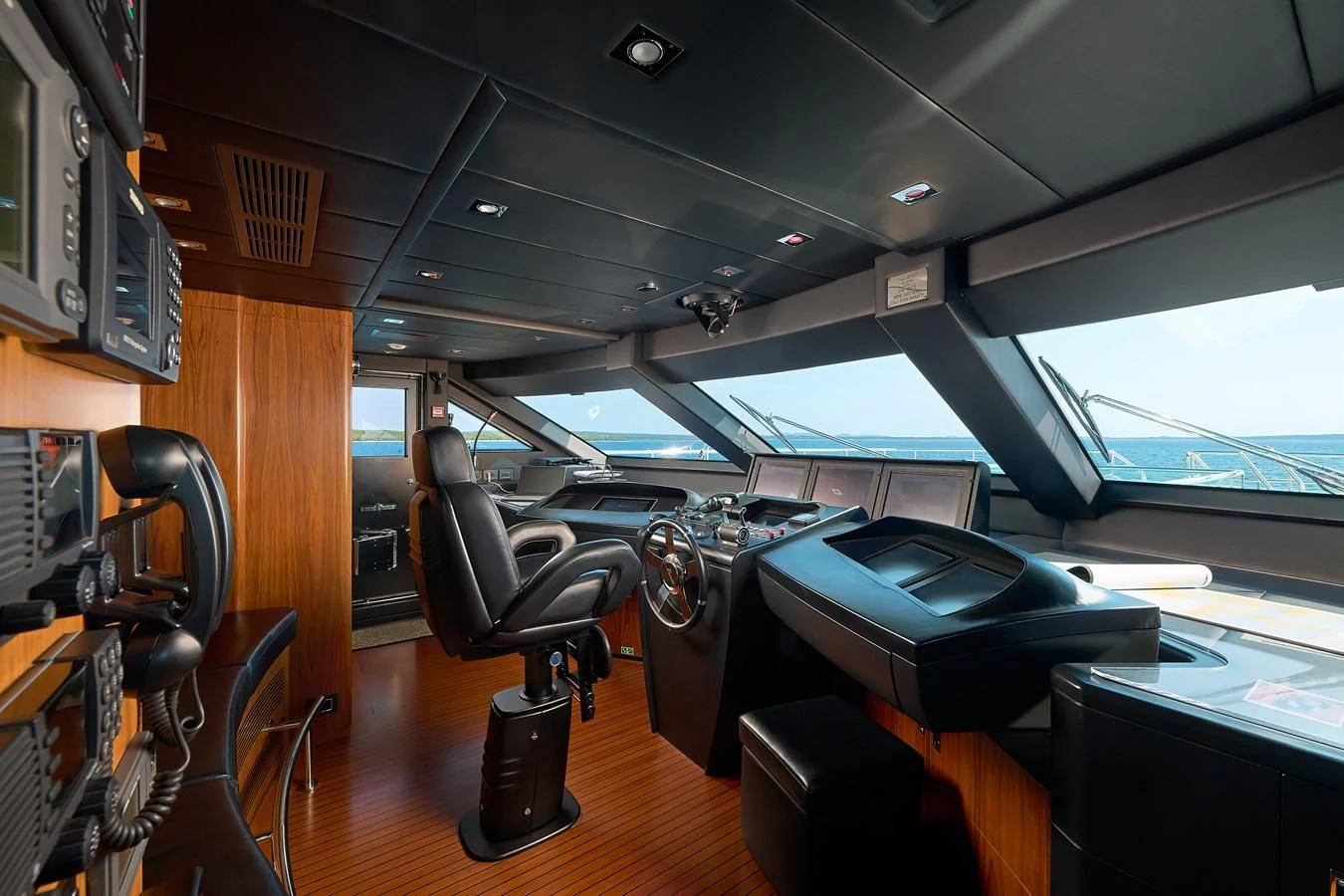 inside of a vehicle aboard LADY MRD Yacht for Charter