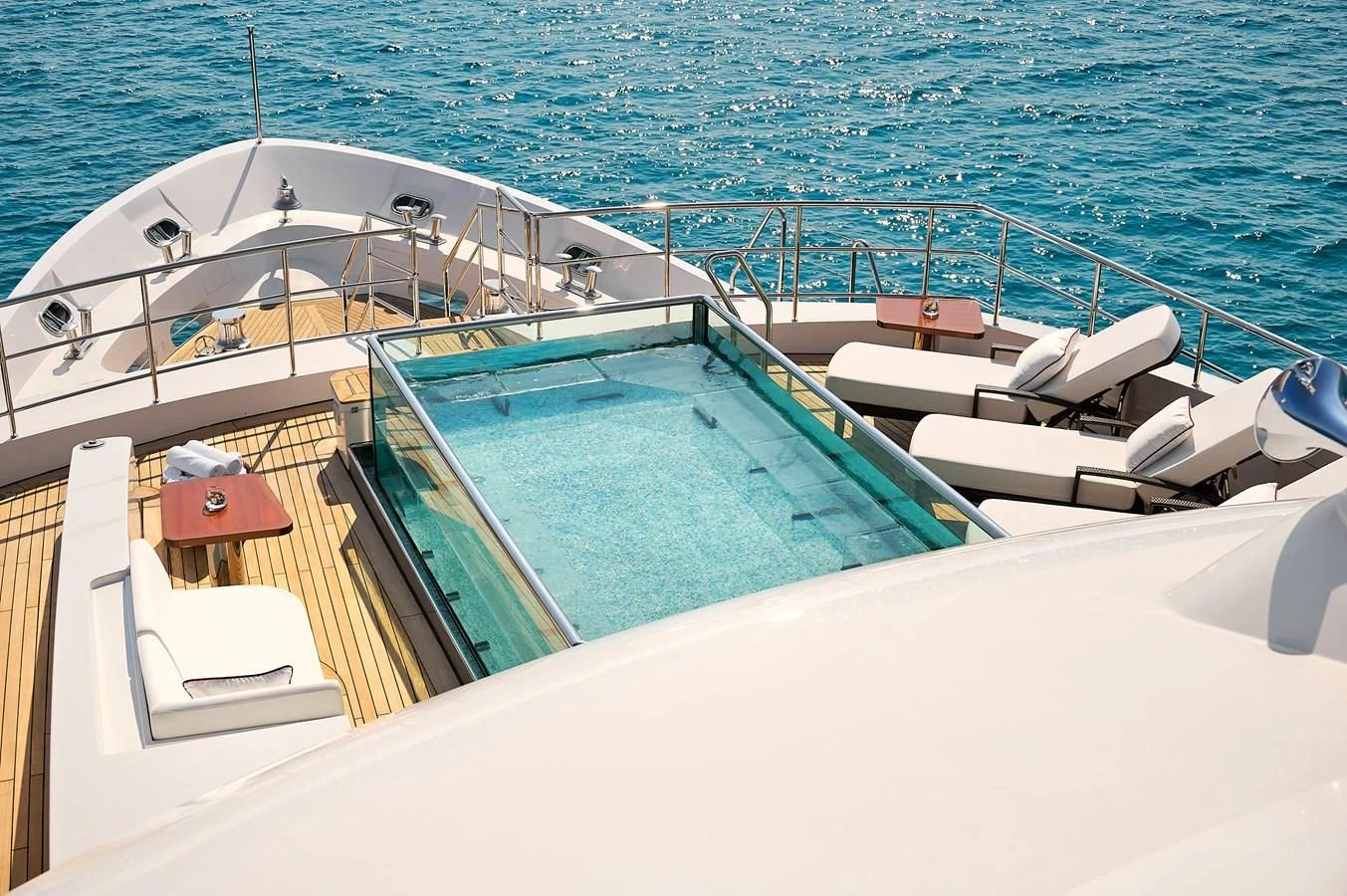 a boat on the water aboard LADY MRD Yacht for Charter