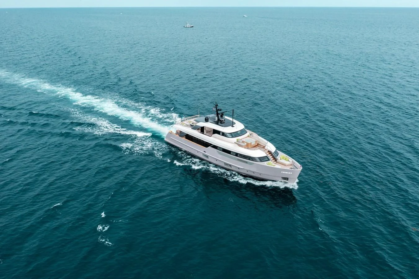 a boat in the water aboard PEARL Yacht for Sale