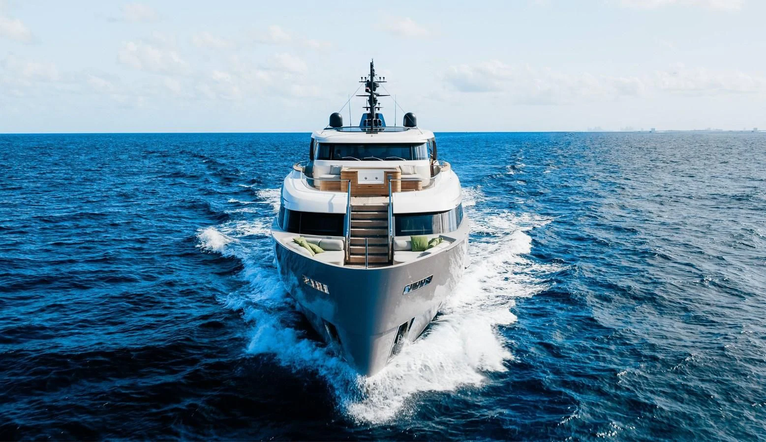 a boat on the water aboard PEARL Yacht for Sale