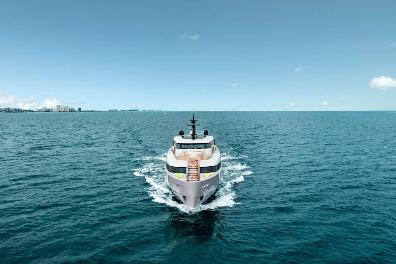 a boat in the water aboard PEARL Yacht for Sale