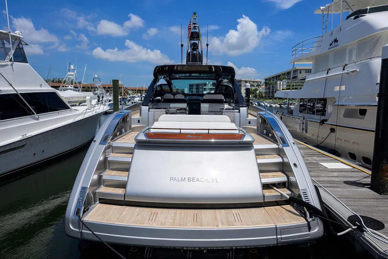 a boat on a body of water aboard JACQPOT Yacht for Sale