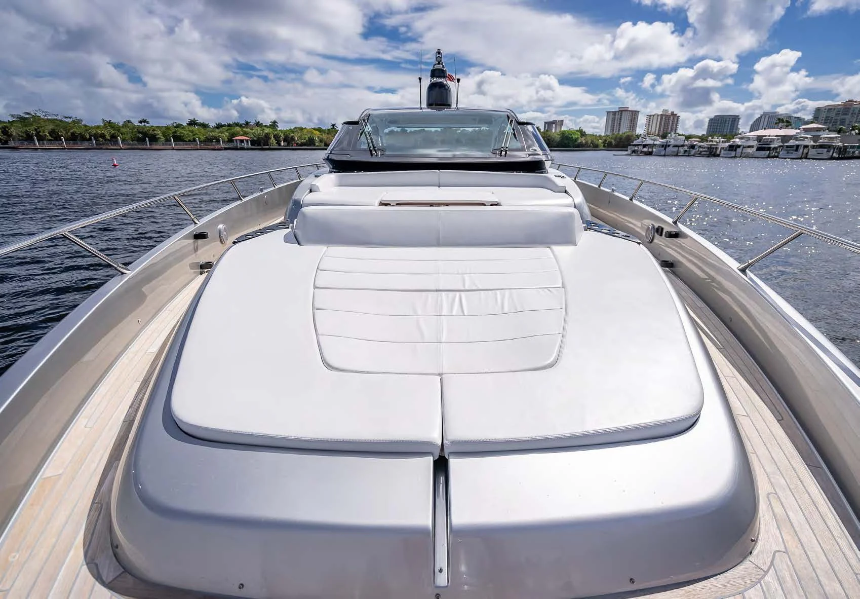 a boat on a body of water aboard JACQPOT Yacht for Sale