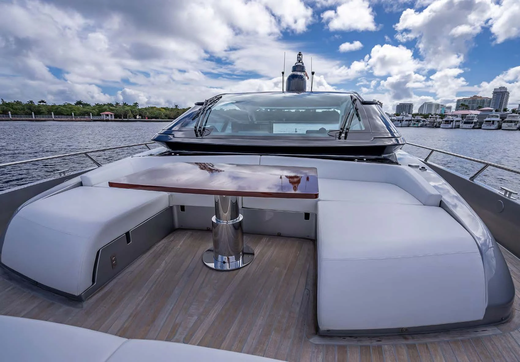 a boat on a body of water aboard JACQPOT Yacht for Sale