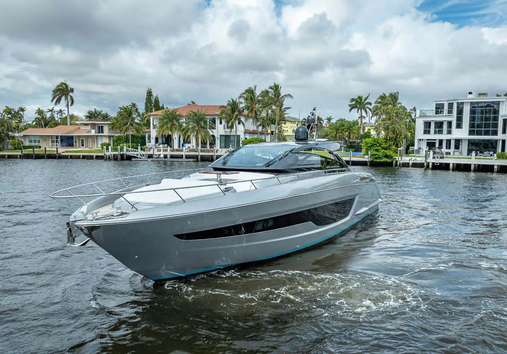 a boat in the water aboard JACQPOT Yacht for Sale
