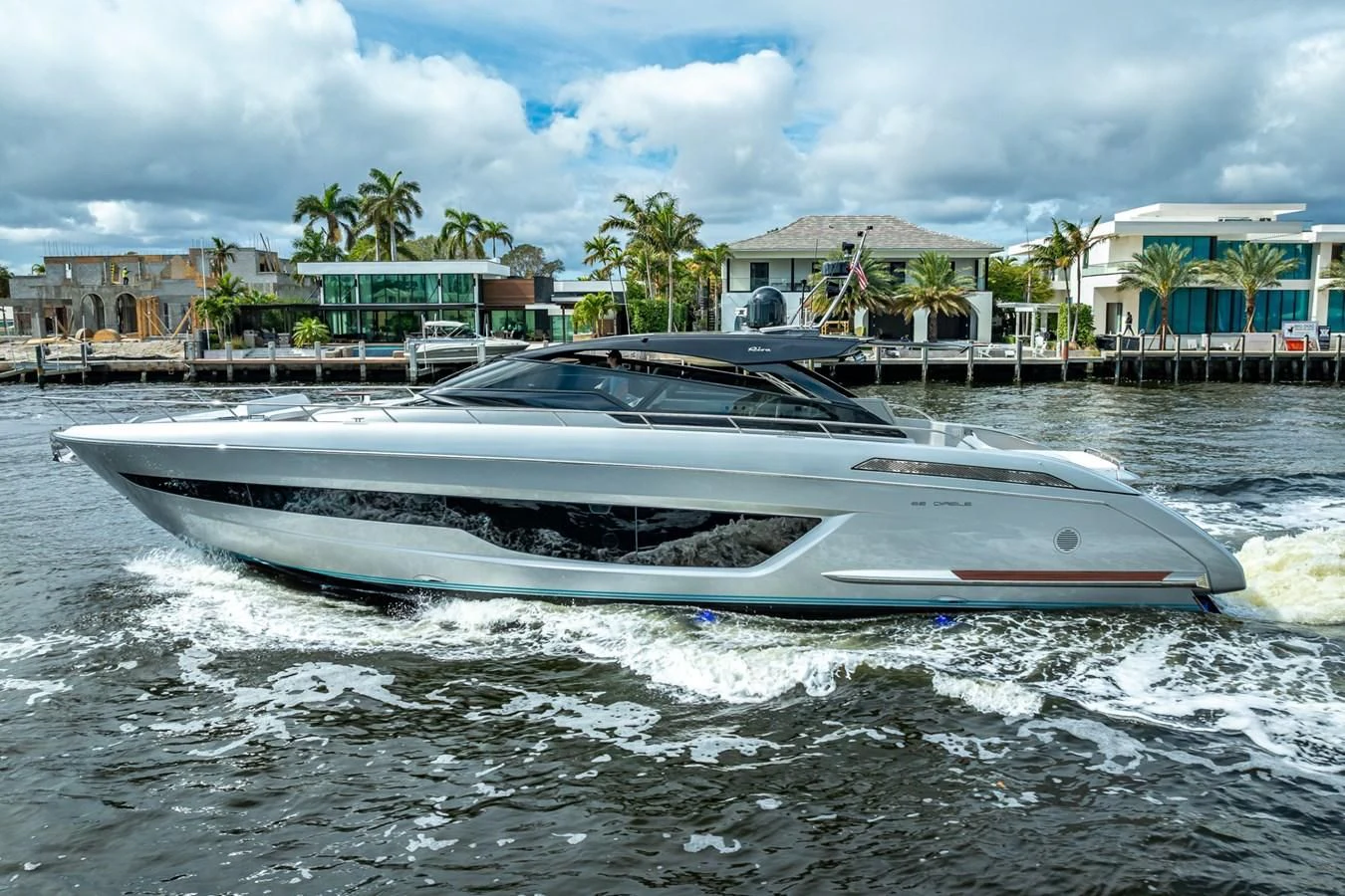a boat on the water aboard JACQPOT Yacht for Sale