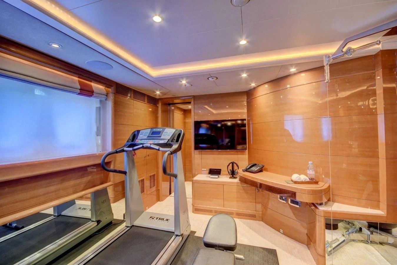 a room with bunk beds aboard GROOVER Yacht for Sale