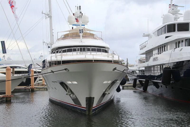 a couple of boats docked aboard GROOVER Yacht for Sale