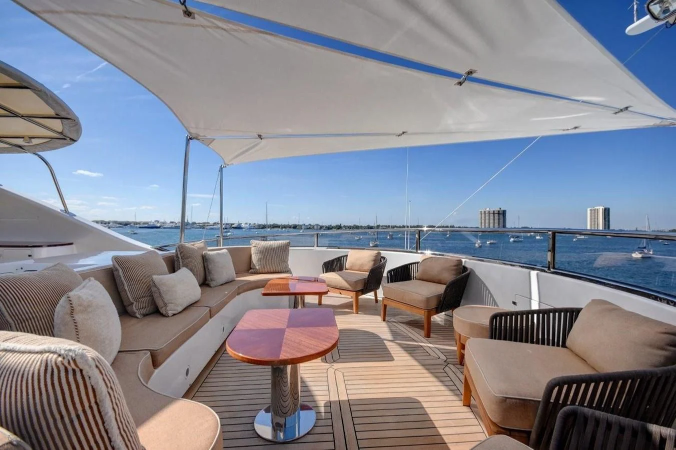 a large boat on the water aboard GROOVER Yacht for Sale