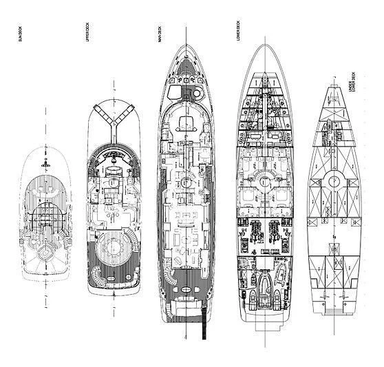 diagram aboard GROOVER Yacht for Sale
