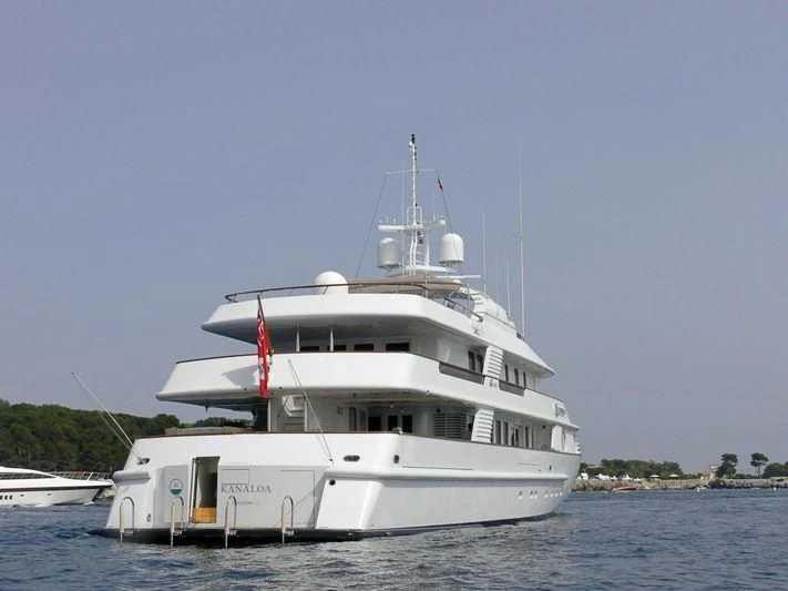 a white boat in the water aboard AZUL V Yacht for Charter