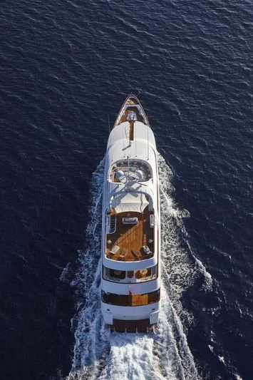 a boat in the water aboard AZUL V Yacht for Charter