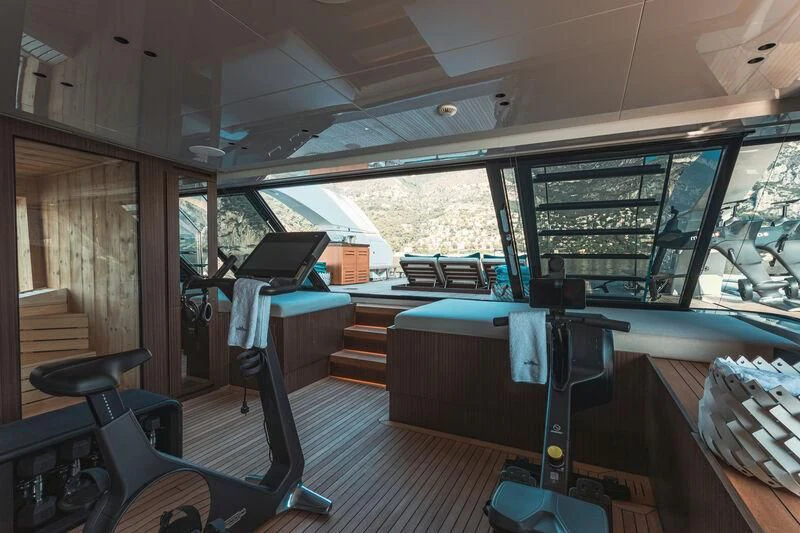 inside of a boat aboard PANAME Yacht for Sale