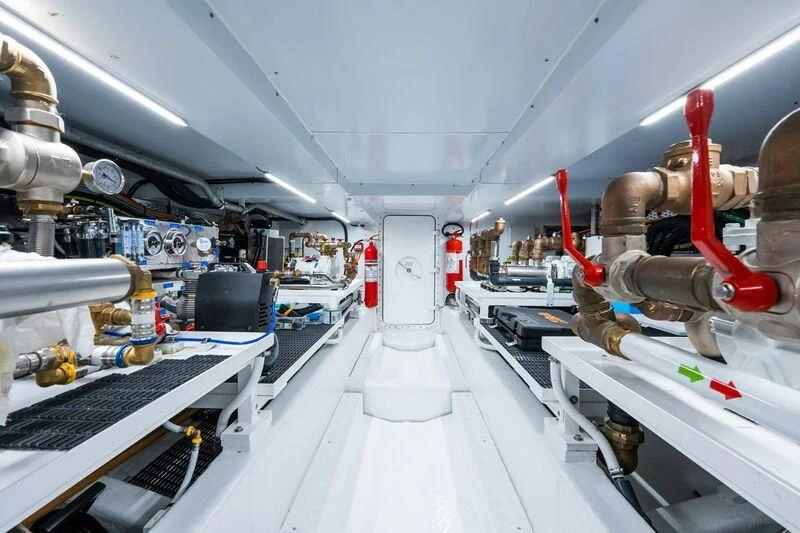 a large factory with large machinery aboard PANAME Yacht for Sale