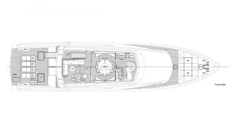 diagram aboard PANAME Yacht for Sale