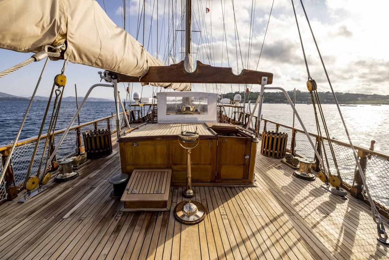 a boat on the water aboard FRANCESCO PETRARCA Yacht for Sale