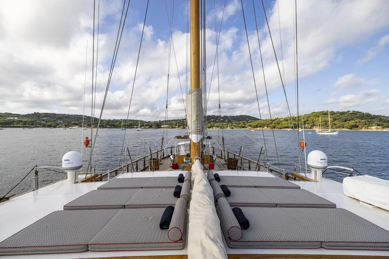 a boat on the water aboard FRANCESCO PETRARCA Yacht for Sale