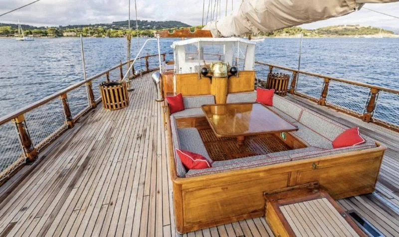 a boat on the water aboard FRANCESCO PETRARCA Yacht for Sale