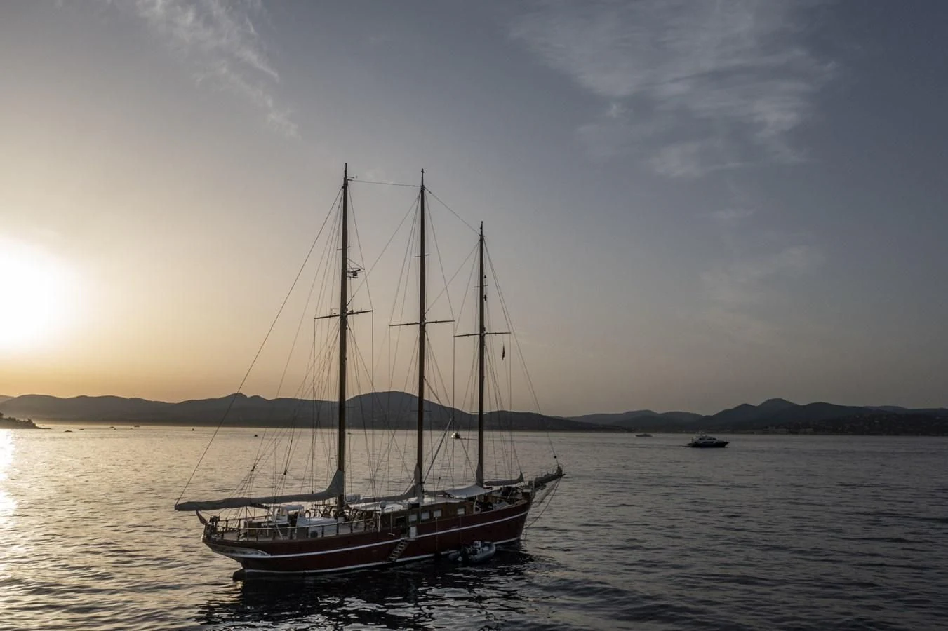 a boat in the water aboard FRANCESCO PETRARCA Yacht for Sale