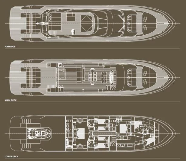 diagram aboard VINTAG Yacht for Sale