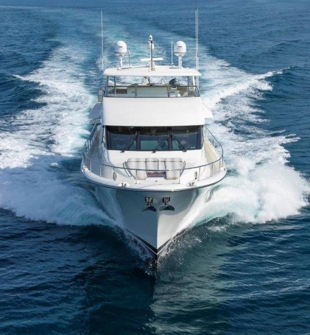 a boat on the water aboard CHERRY BOMB Yacht for Sale